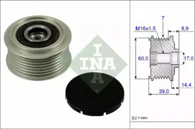 WILMINK GROUP wg1253812 -  Механизм свободного хода генератора